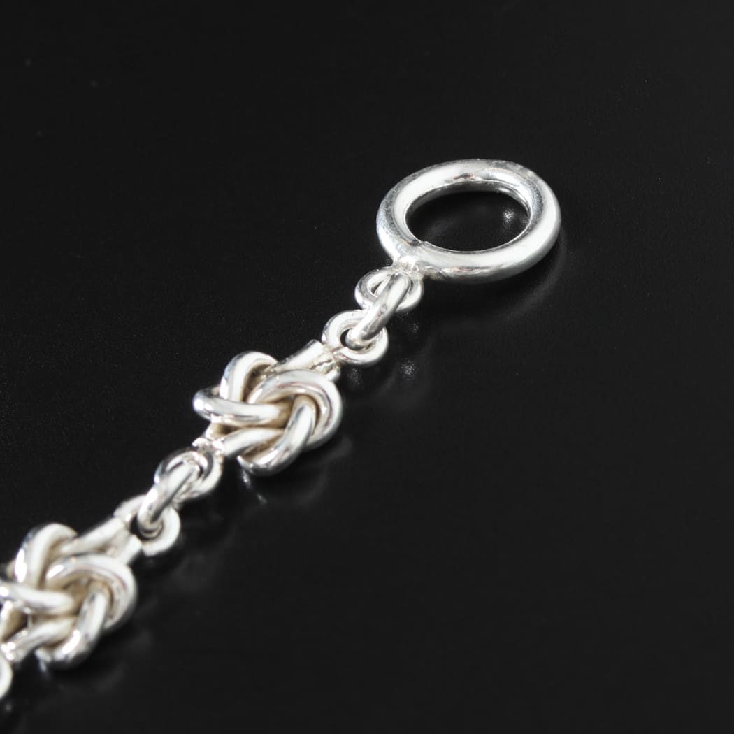 INTERIM インテリム タスコシルバー スモール チェーン ブレスレット1