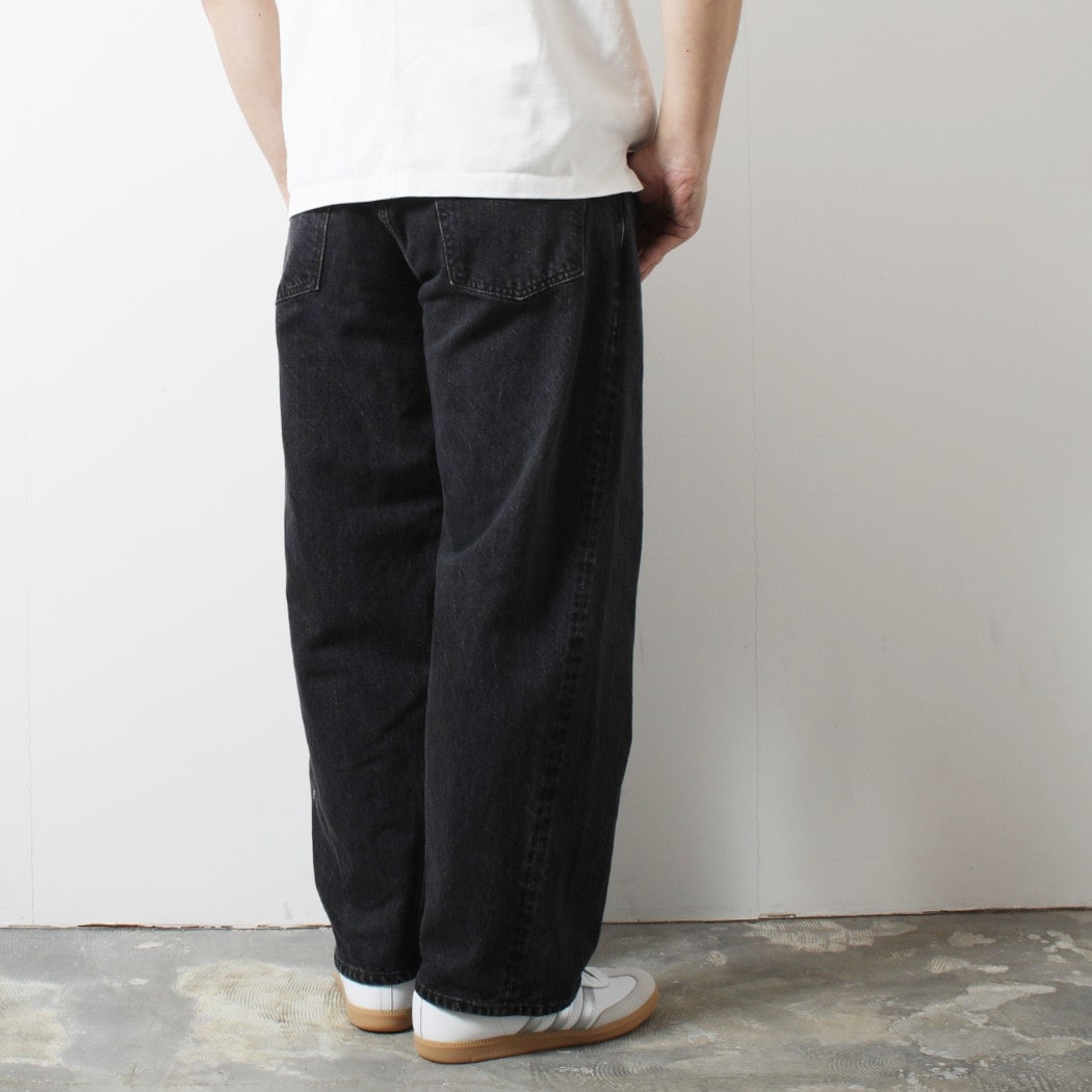 CIOTA シオタ New Baggy 5 Pocket Pants 生機 デニム スビンコットン 13.5ozバギーデニム ミディアムブラック