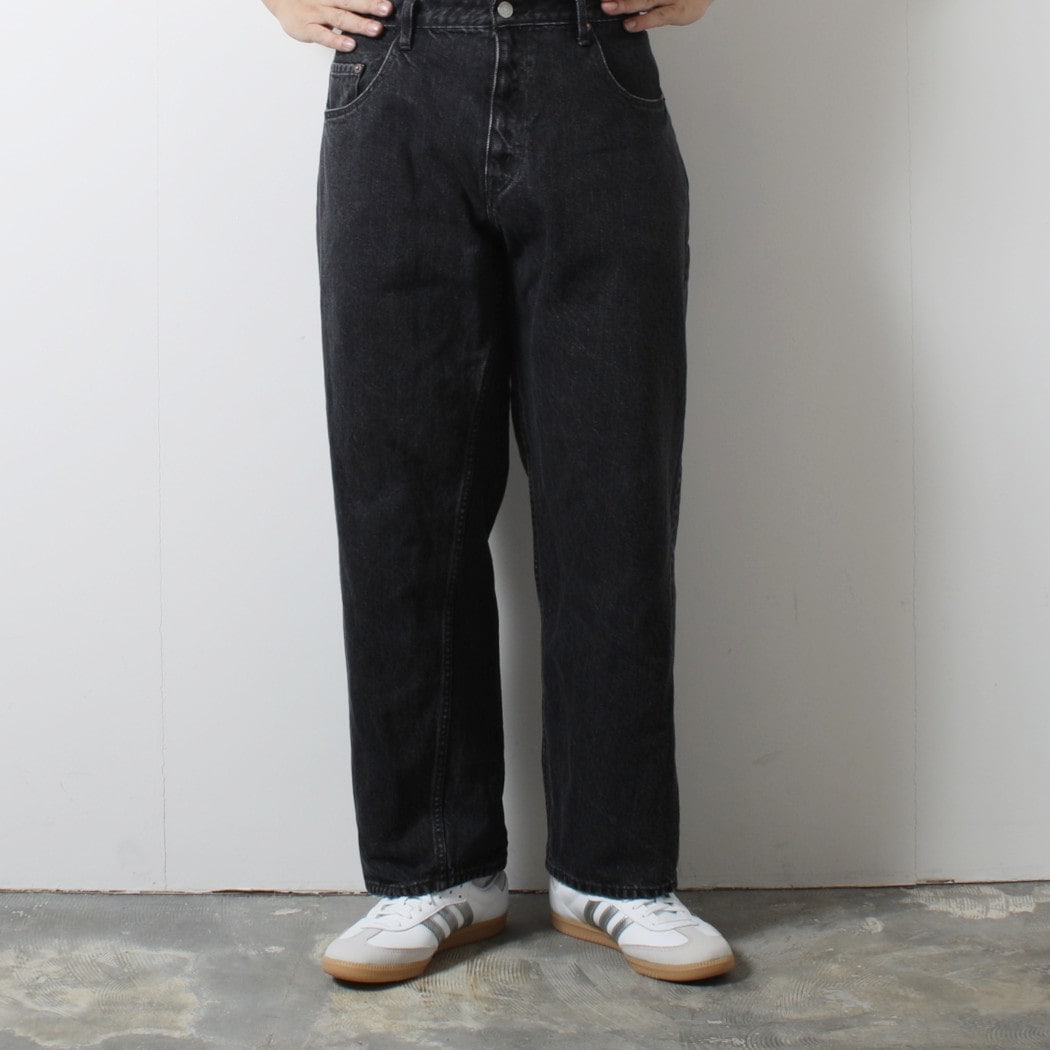 CIOTA シオタ New Baggy 5 Pocket Pants 生機 デニム スビンコットン 13.5ozバギーデニム ミディアムブラック