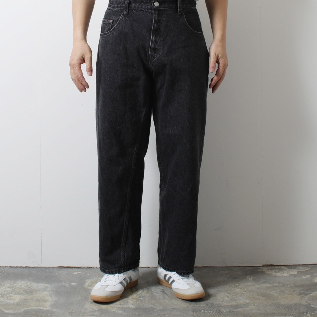 CIOTA シオタ New Baggy 5 Pocket Pants 生機 デニム スビンコットン 13.5ozバギーデニム ミディアムブラック