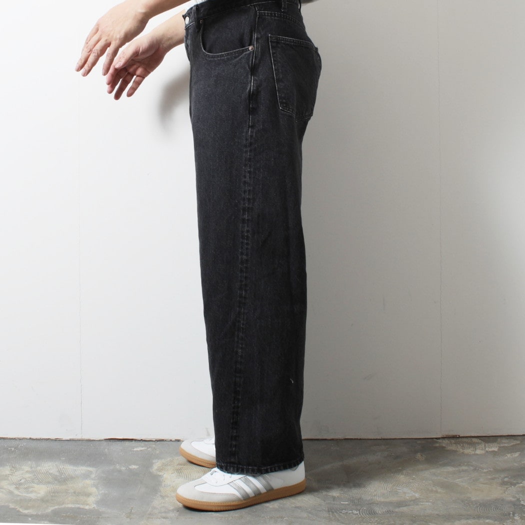 CIOTA シオタ New Baggy 5 Pocket Pants 生機 デニム スビンコットン 13.5ozバギーデニム ミディアムブラック