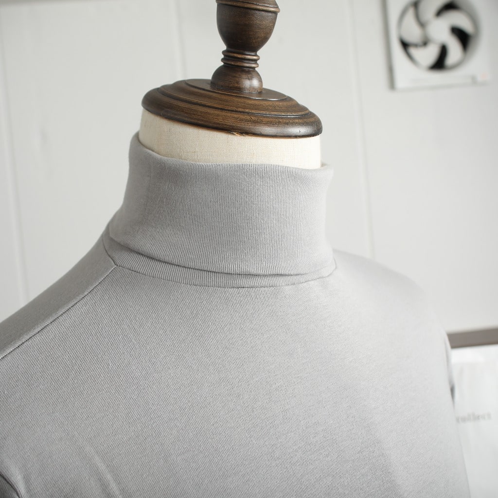 Agreable アグレアーブル タートルネック カットソー グレー フランス