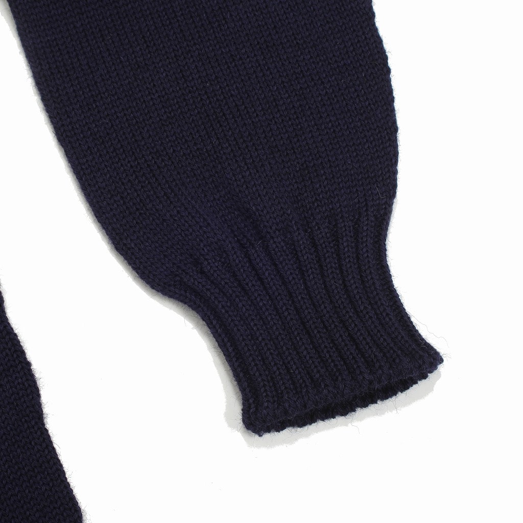 Guernsey Woollens ガンジーウーレンズ ガンジーセーター フィッシャーマンセーター ネイビー