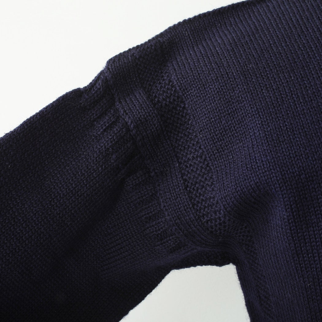 Guernsey Woollens ガンジーウーレンズ ガンジーセーター フィッシャーマンセーター ネイビー