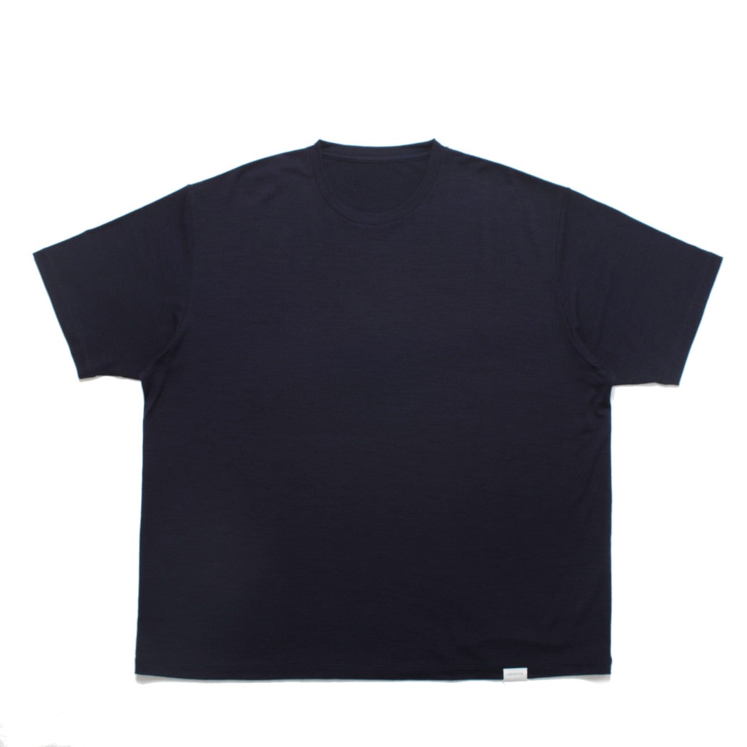 CAPERTICA カペルチカ ウールTシャツ Super120s ウオッシャブルウール ネイビー