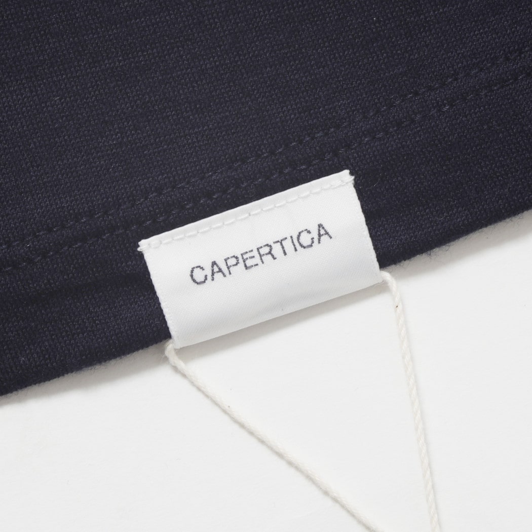 CAPERTICA カペルチカ ウールTシャツ Super120s ウオッシャブルウール ネイビー