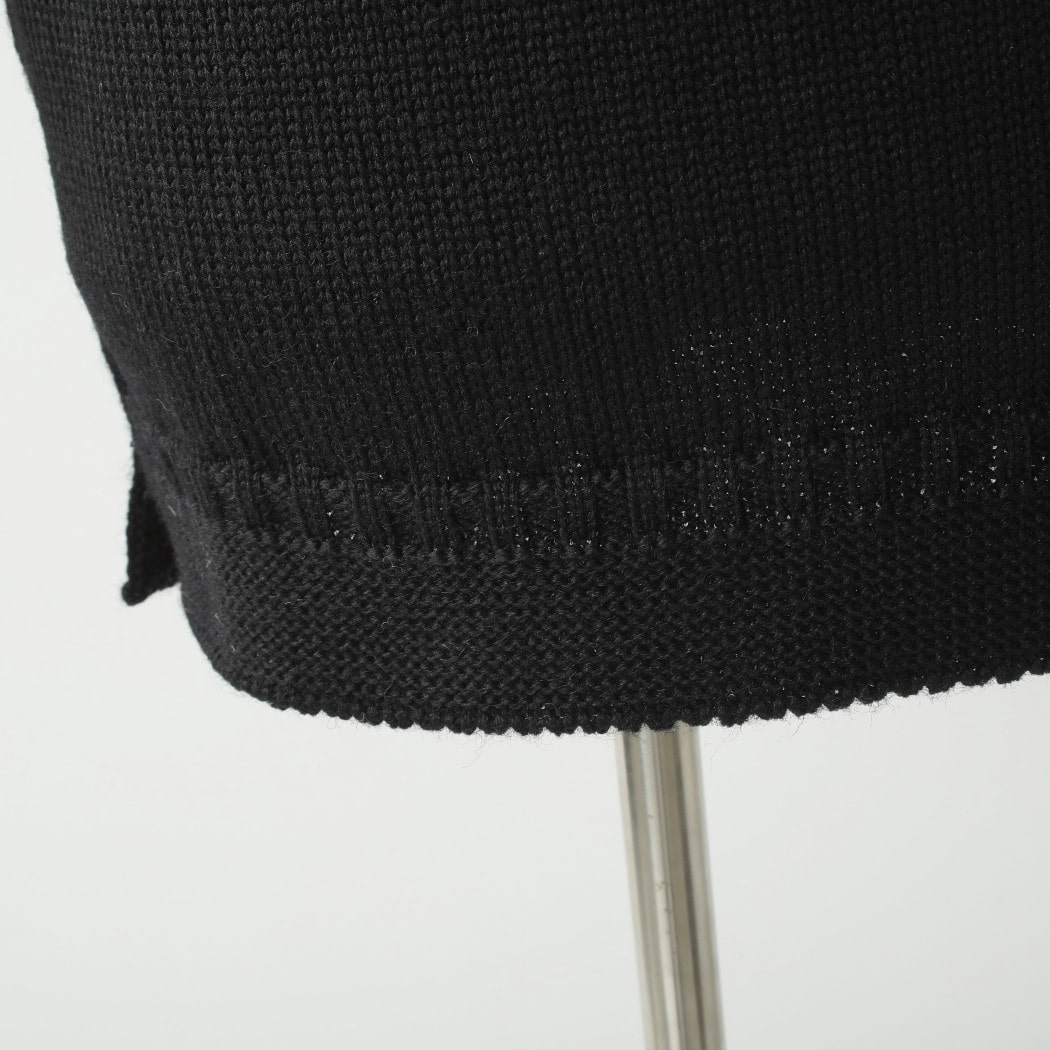 Guernsey Woollens ガンジーウーレンズ ガンジーセーター フィッシャーマンセーター ブラック