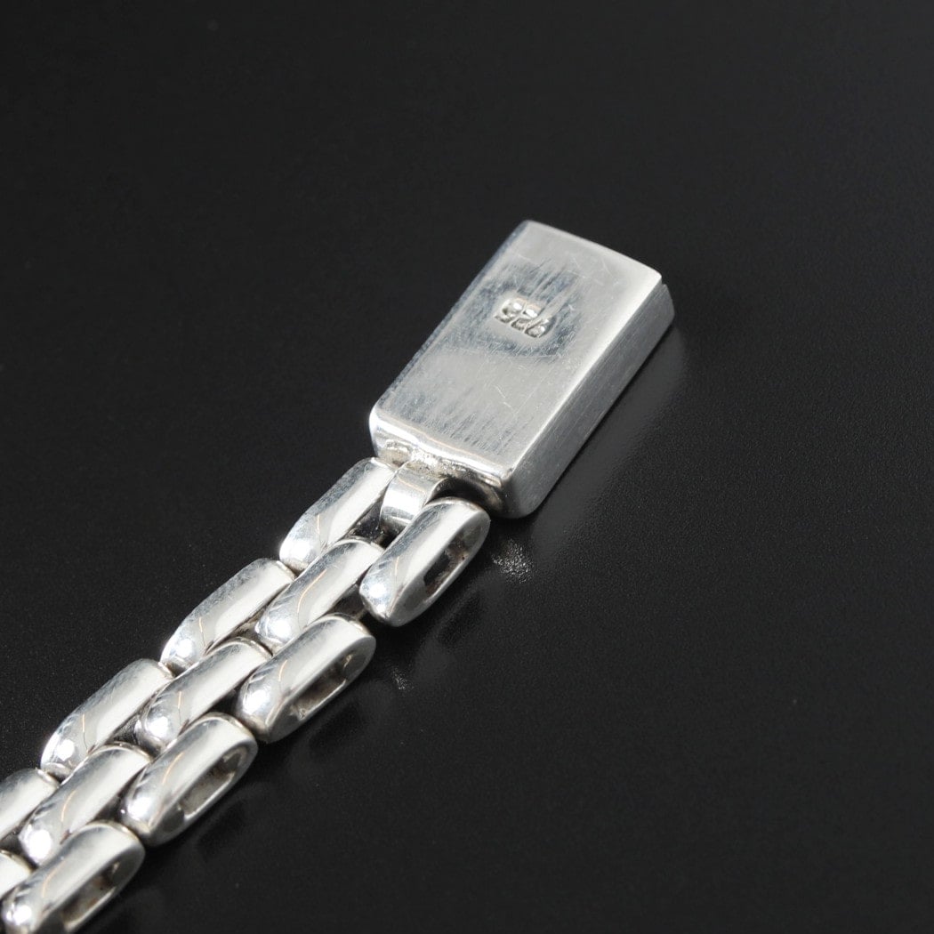 INTERIM インテリム タスコシルバー フラット チェーン ブレスレット2