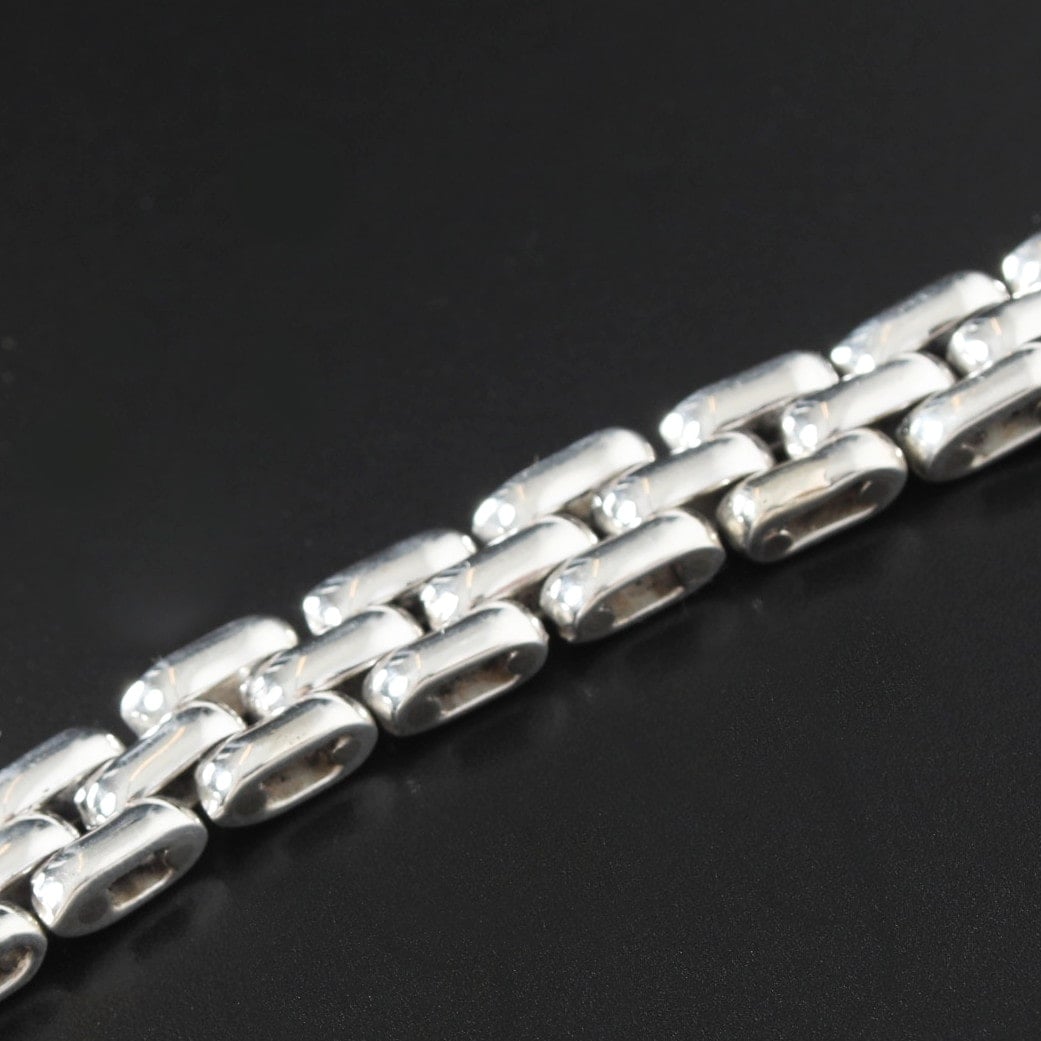 INTERIM インテリム タスコシルバー フラット チェーン ブレスレット2