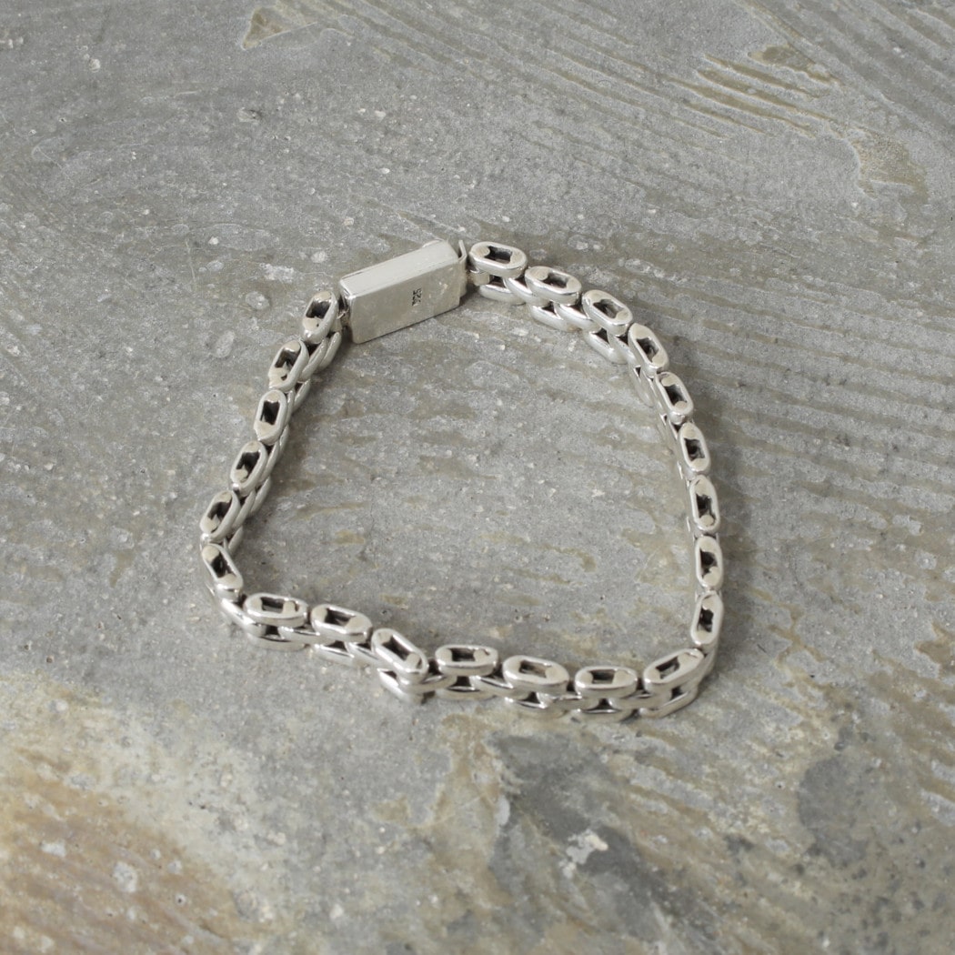 INTERIM インテリム タスコシルバー フラット チェーン ブレスレット2