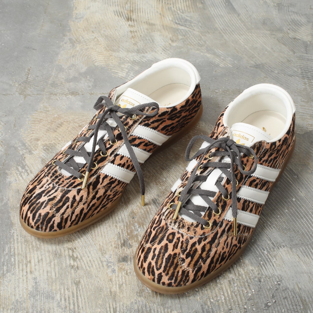 adidas GAZELLE LO PRO W KJ6574 アディダス ガゼル ガッツレー レオパード スニーカーメサコアホワイトワイルドブラウン