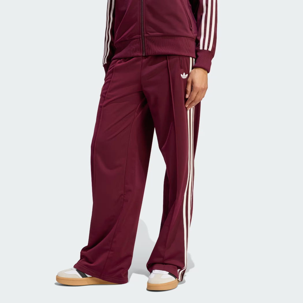 adidas Originals アディダス オリジナルス ファイアーバード ルーズ トラックパンツ FIREBIRD LOOSE TRACK PANTS WU839-KD3659 マルーン/オフホワイト