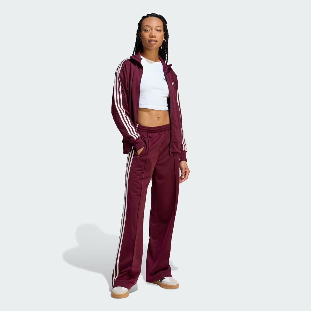 adidas Originals アディダス オリジナルス ファイアーバード ルーズ トラックパンツ FIREBIRD LOOSE TRACK PANTS WU839-KD3659 マルーン/オフホワイト