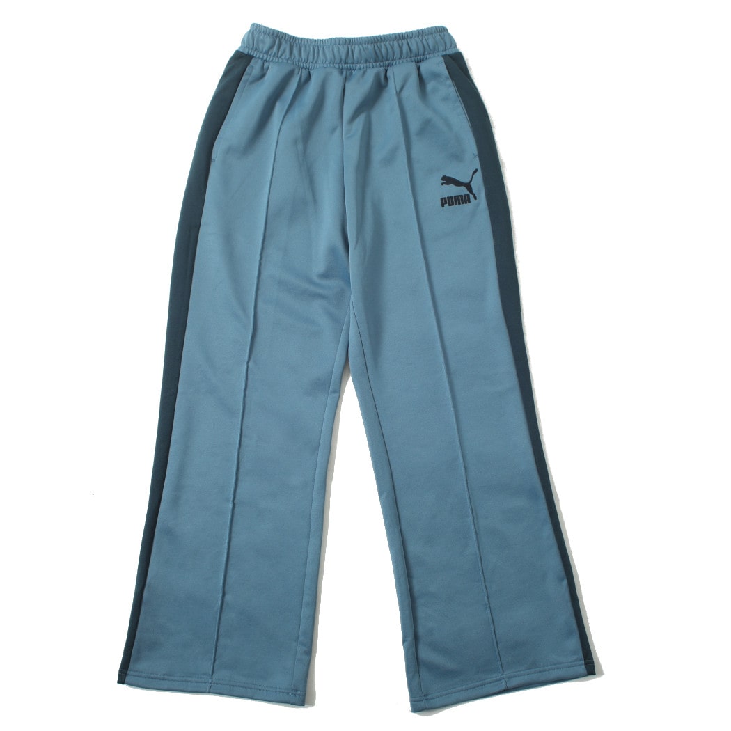 PUMA プーマ t7 ワイド トラックパンツ ブルー DEEP DIVE