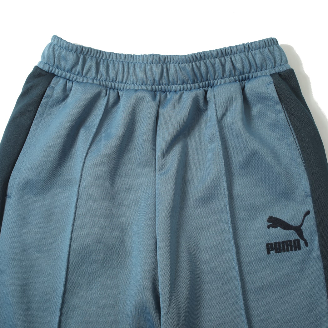 PUMA プーマ t7 ワイド トラックパンツ ブルー DEEP DIVE