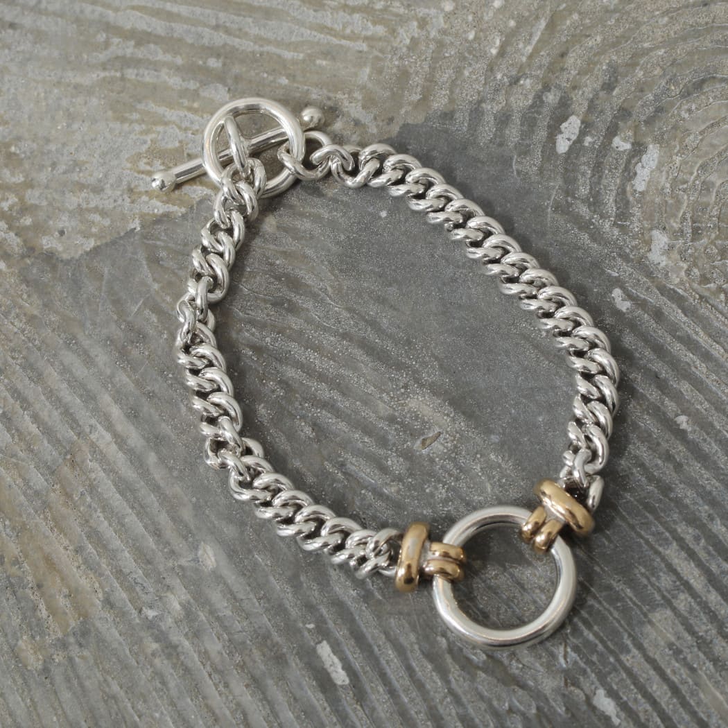 INTERIM インテリム タスコ シルバー ブラス サークル チェーン