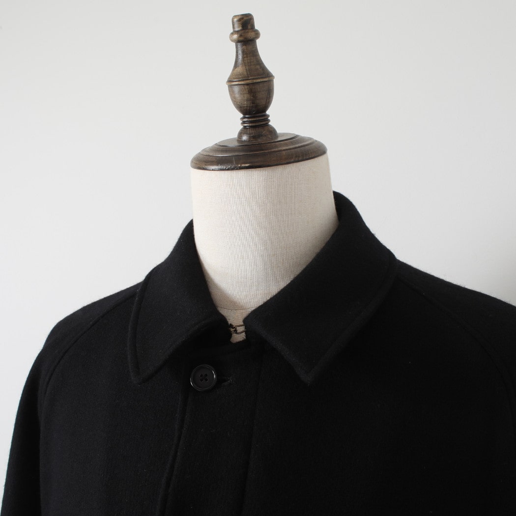 INTERIM インテリム ブラッシュド フェルテッド ウール トリコロール チェック ライニング デッドストック ハイパービッグ ハンティング オーバーコート