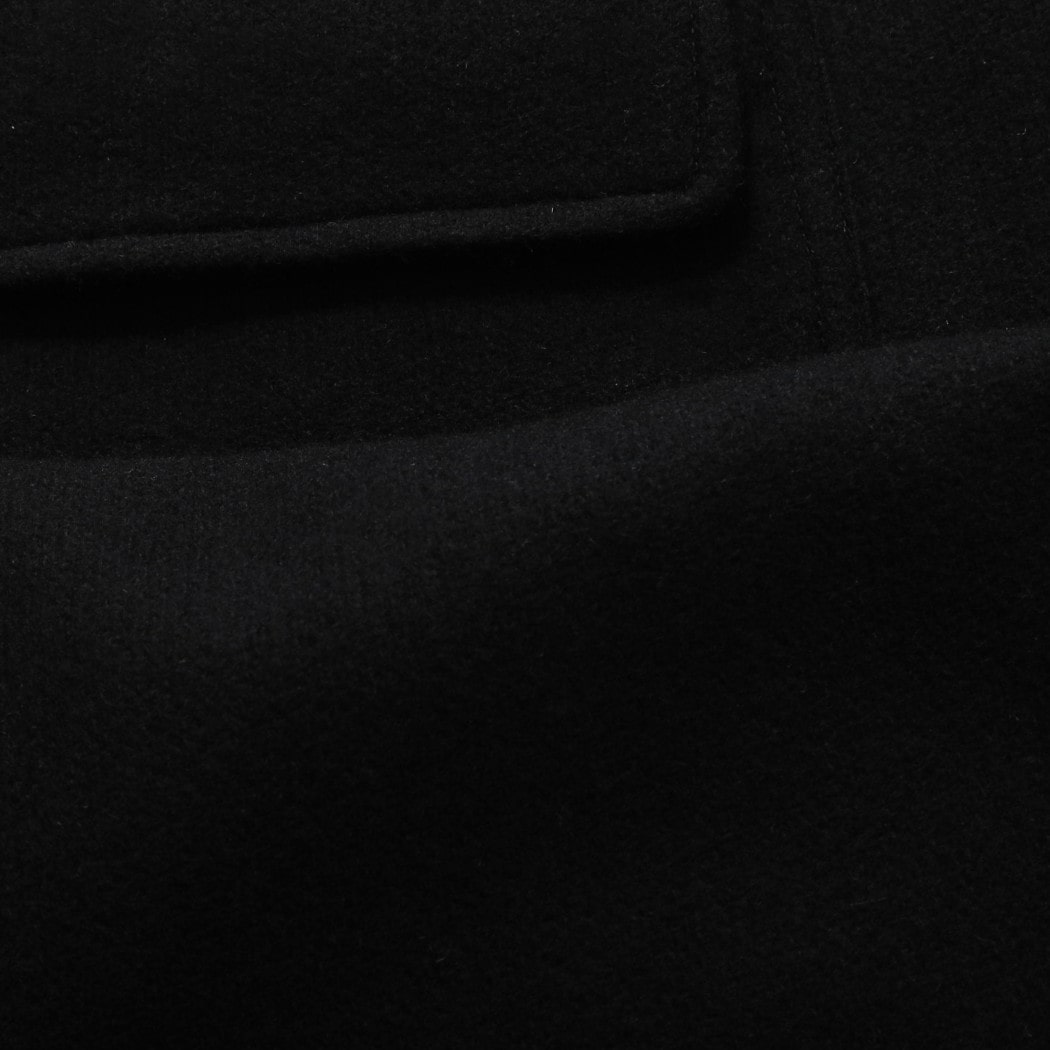 INTERIM インテリム ブラッシュド フェルテッド ウール トリコロール チェック ライニング デッドストック ハイパービッグ ハンティング オーバーコート