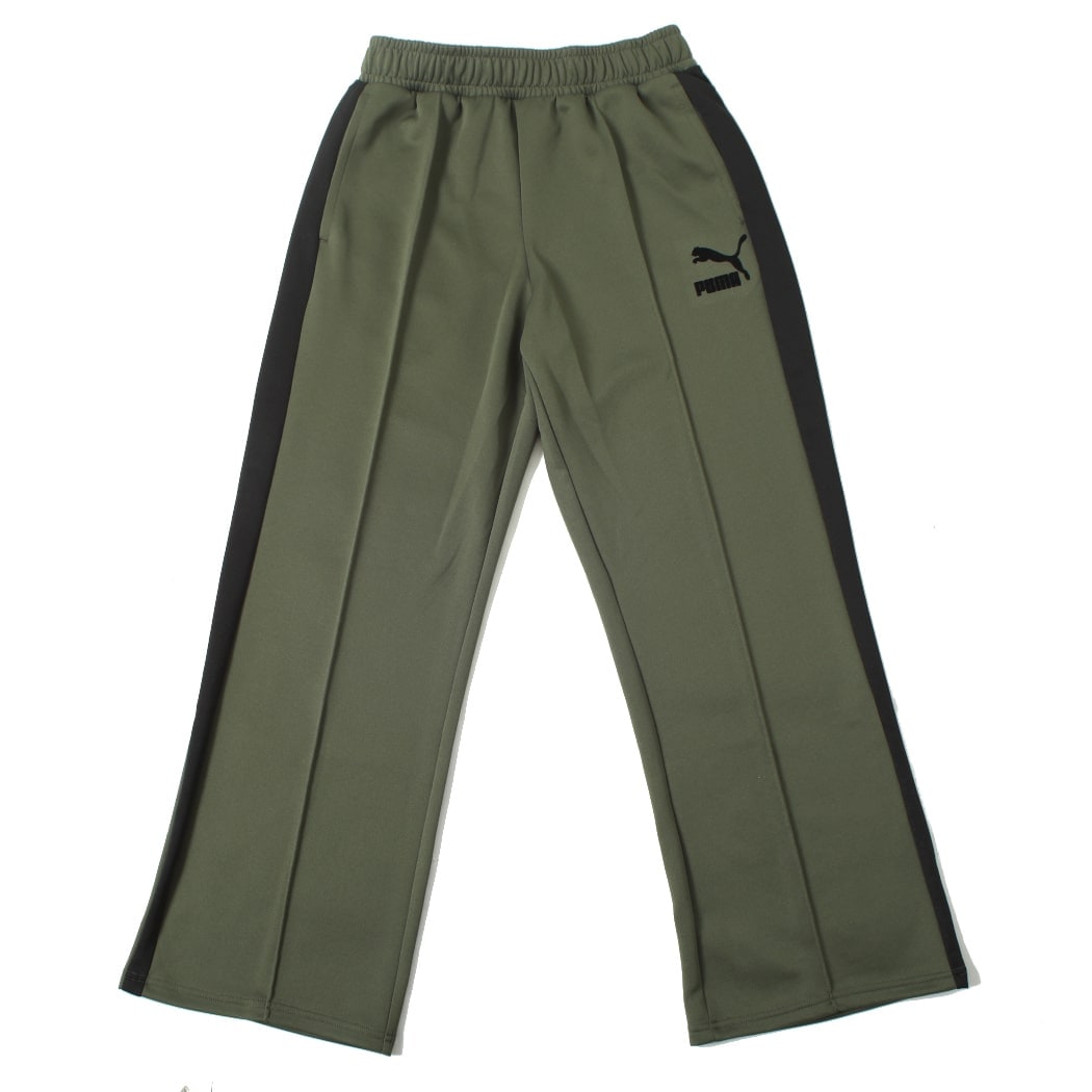 PUMA プーマ t7 ワイド トラックパンツ グリーン GREEN MOSS