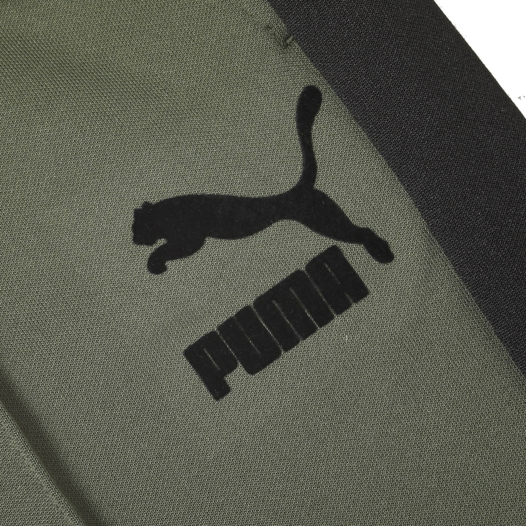 PUMA プーマ t7 ワイド トラックパンツ グリーン GREEN MOSS