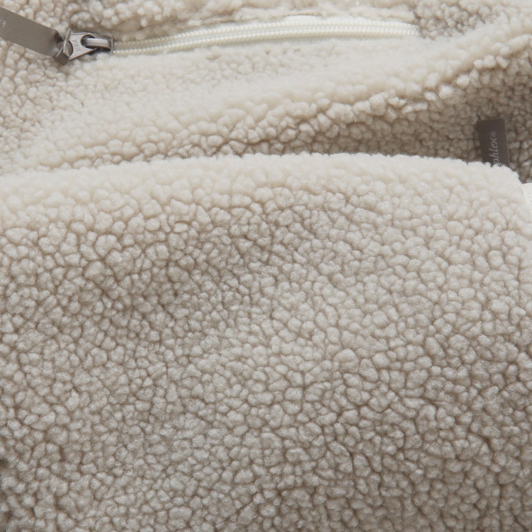 GYMPHLEX ジムフレックス ライトボアブルゾン オイスターホワイト GY-A0250 BOL_COZY LIGHT BOA BLOUSON OYSTER WHITE