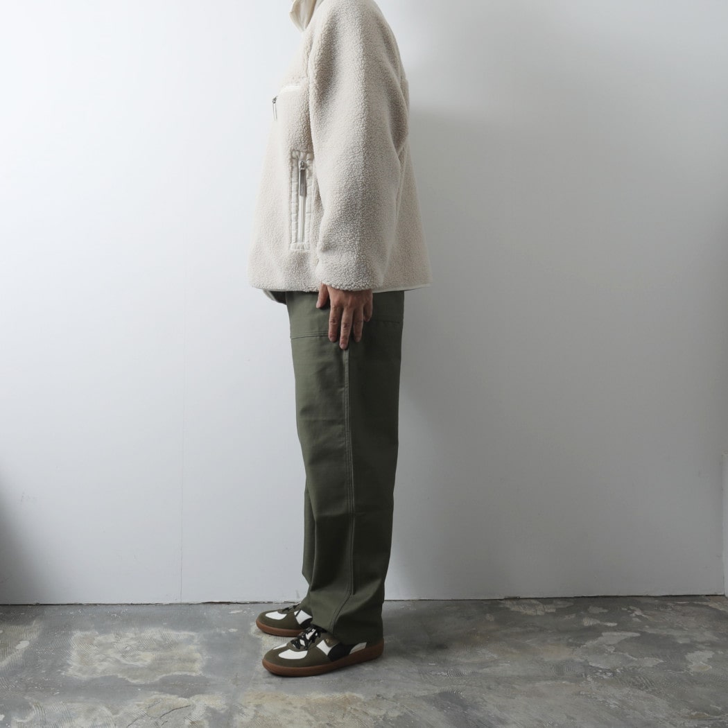 GYMPHLEX ジムフレックス ライトボアブルゾン オイスターホワイト GY-A0250 BOL_COZY LIGHT BOA BLOUSON OYSTER WHITE