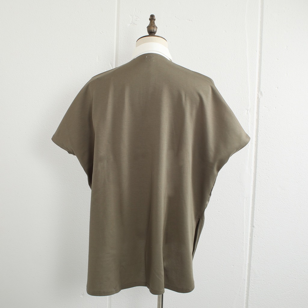 E.TAUTZ イートウツ ラグビーシャツ RUGBY SHIRT SHI07-1219-025 ARMY GREEN 