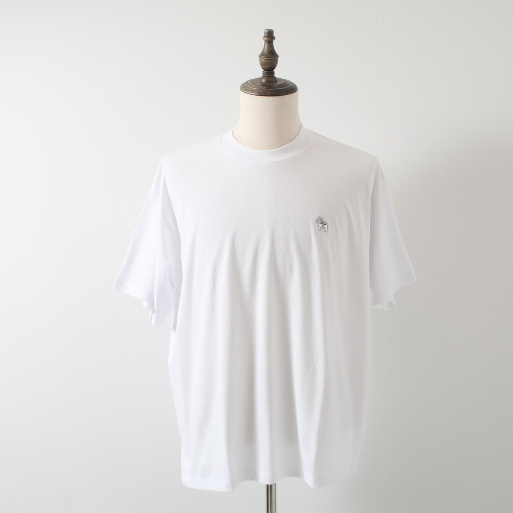 amne アンヌ Tシャツ ダーラナホース ホワイト 