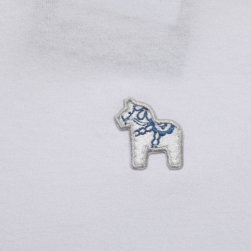 amne アンヌ Tシャツ ダーラナホース ホワイト 