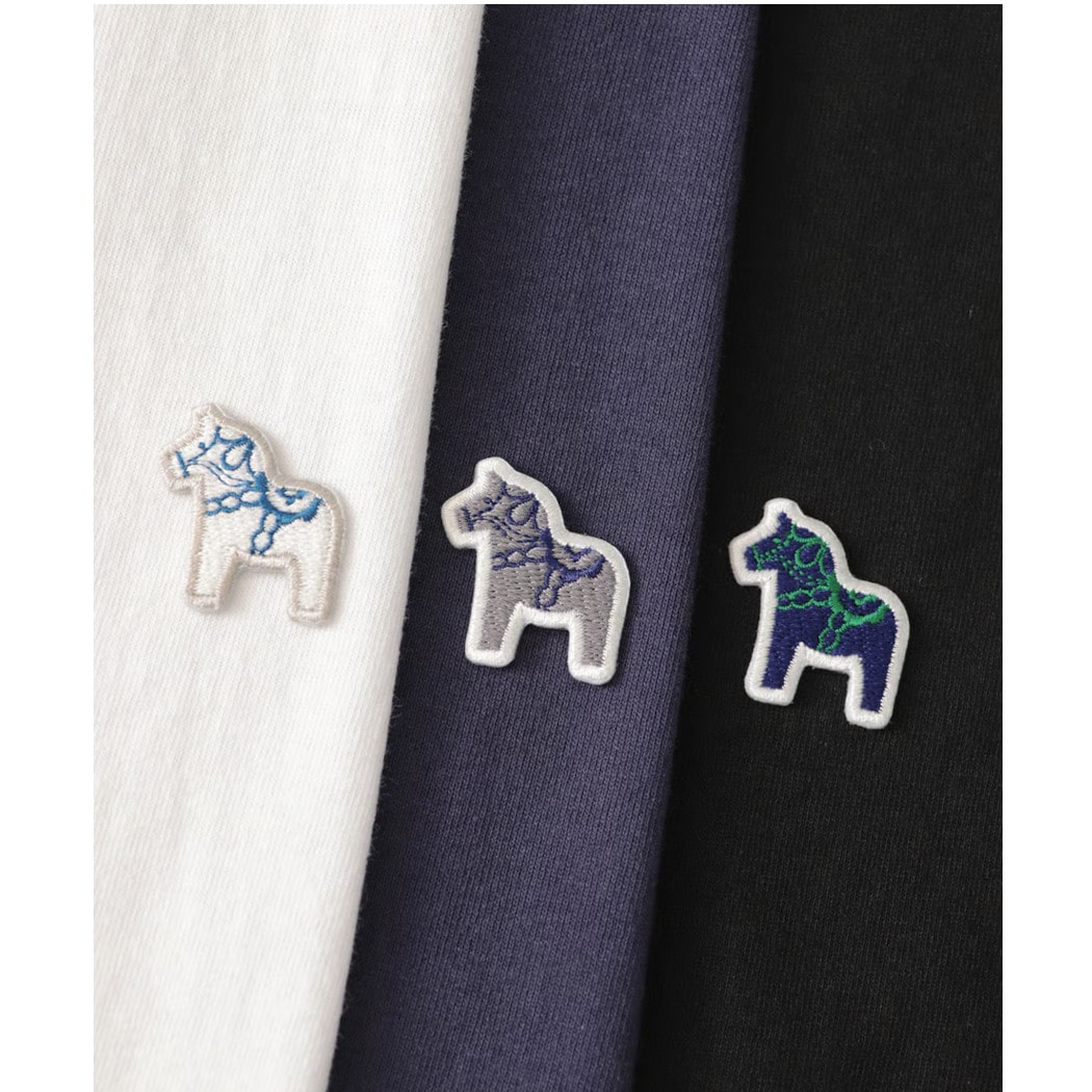 amne アンヌ Tシャツ ダーラナホース ホワイト 