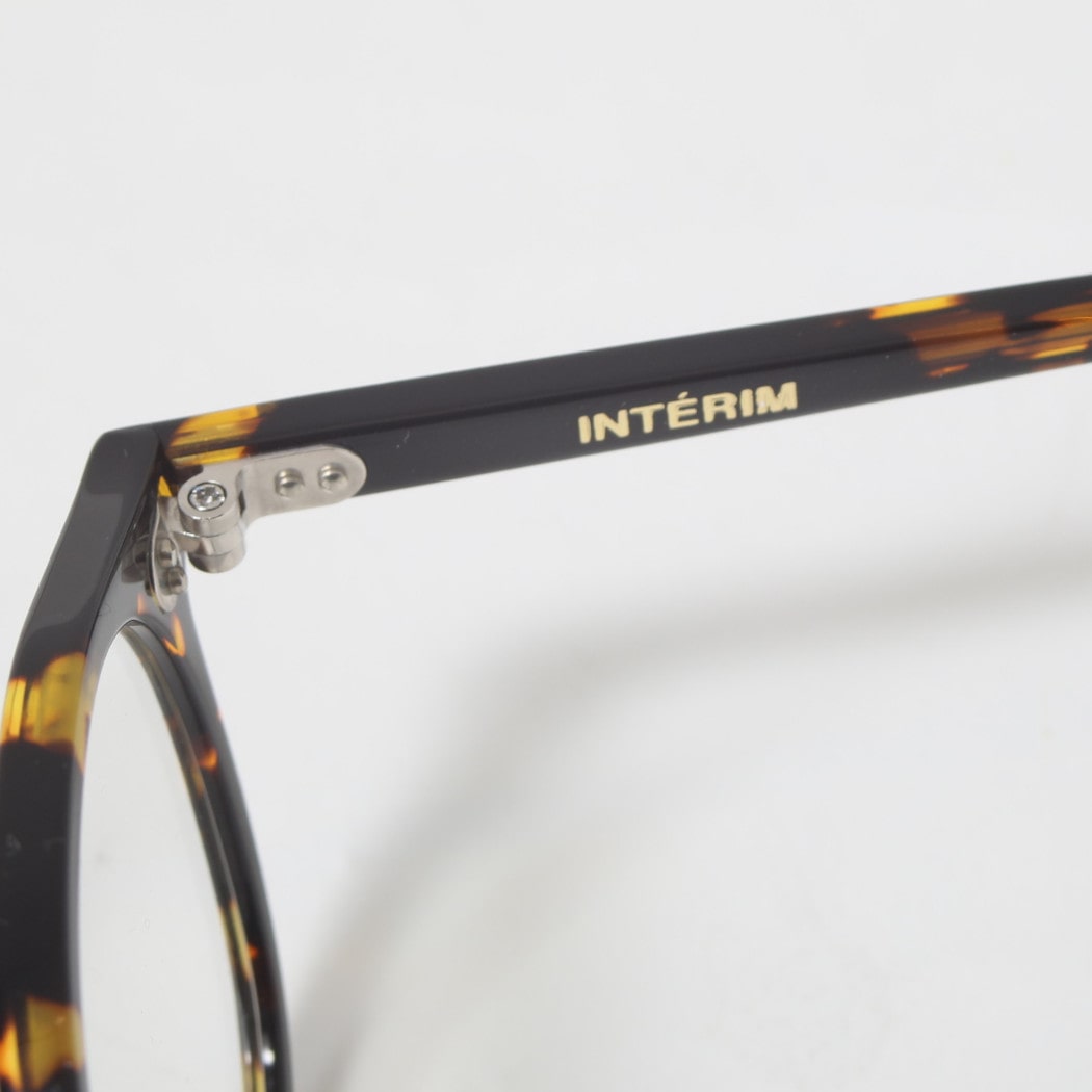 INTERIM インテリム フレーム フランス “パリジャン” クリア グラス 眼鏡 ブラック PARISIAN CLEAR GLASSES BLACK
