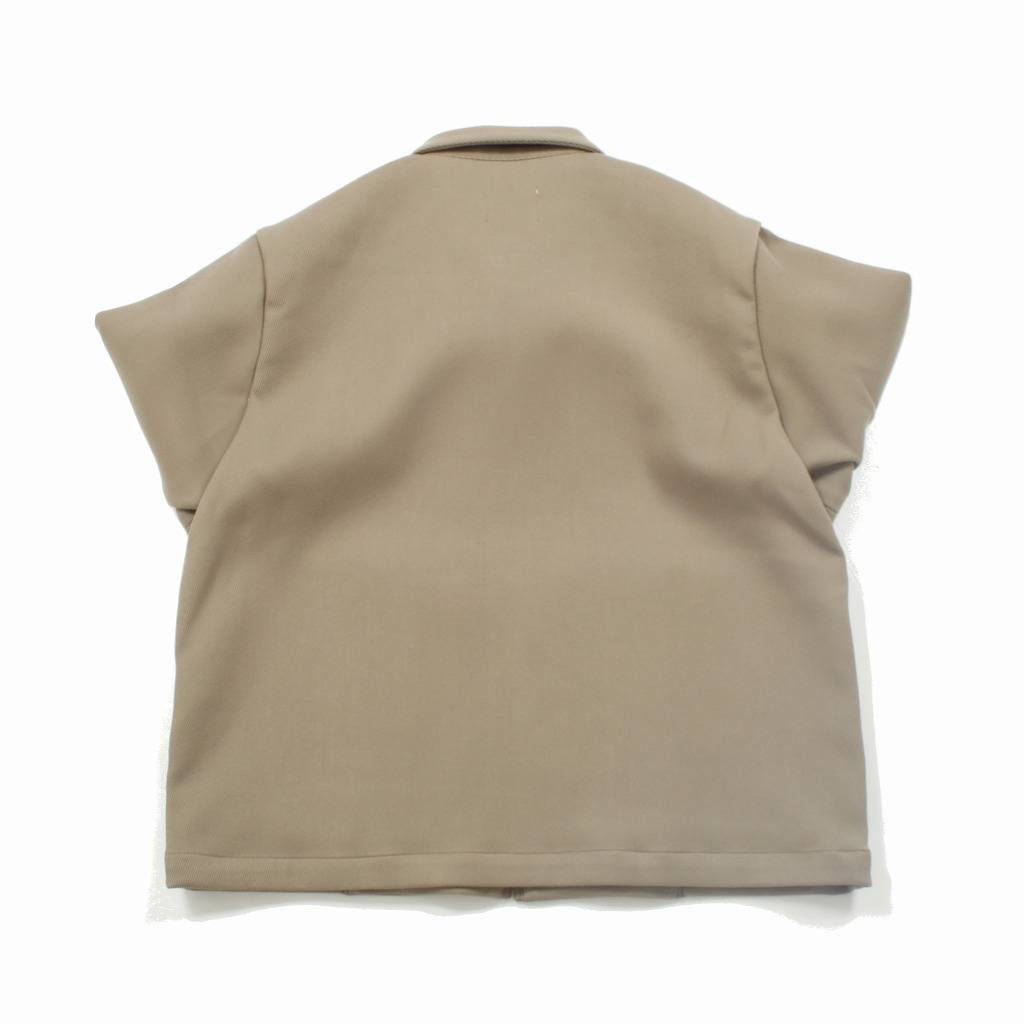 ATHA アタ ジップブルゾン ベージュ ユニセックス BULGY KERSEY ZIP-UP