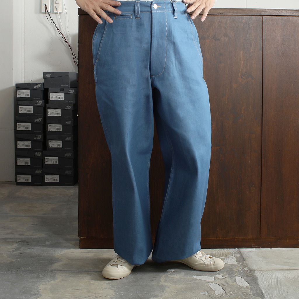 E.TAUTZ イートウツ パンツ CORE FIELD TROUSER TRS06-1010-092 サックス