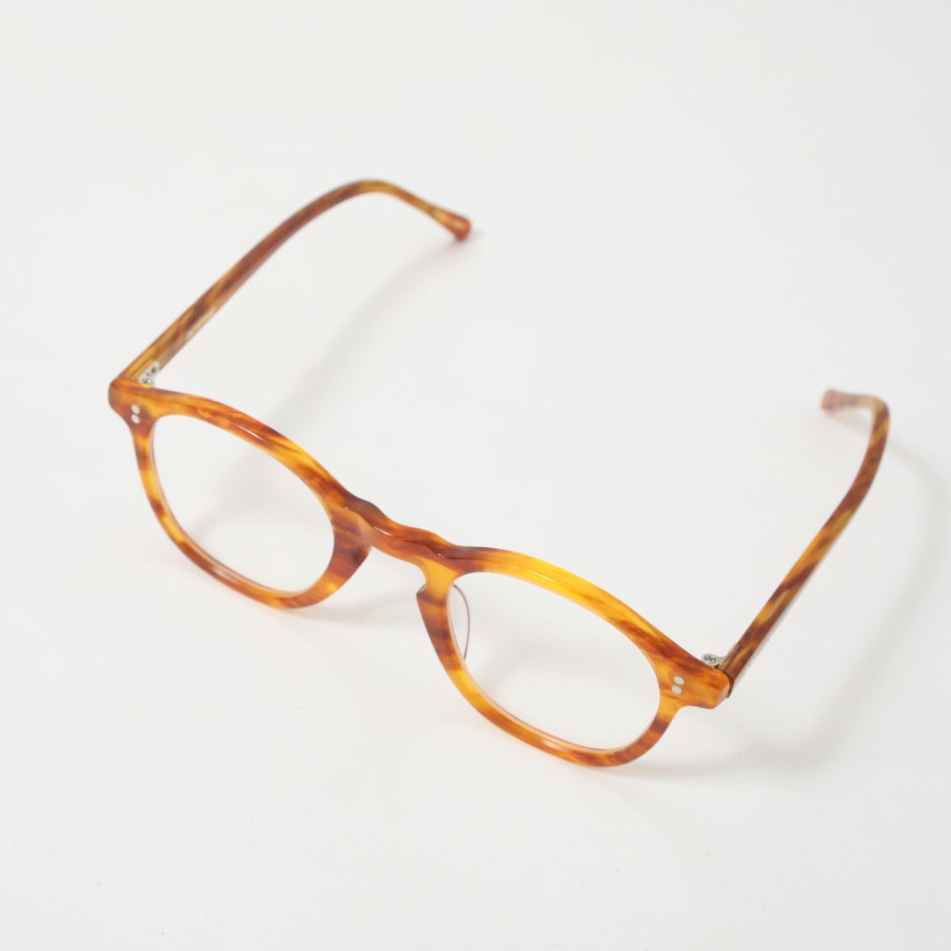 INTERIM インテリム フレーム フランス “パリジャン” クリア グラス 眼鏡 ブラウン PARISIAN CLEAR GLASSES BROWN