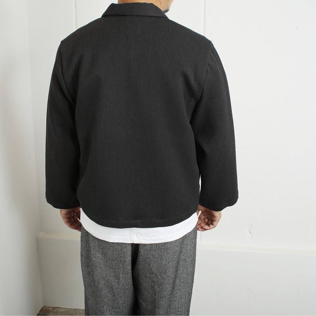 ATHA アタ ジップブルゾン グレー ユニセックスBULGY KERSEY ZIP-UP BLOUSON F GRAY