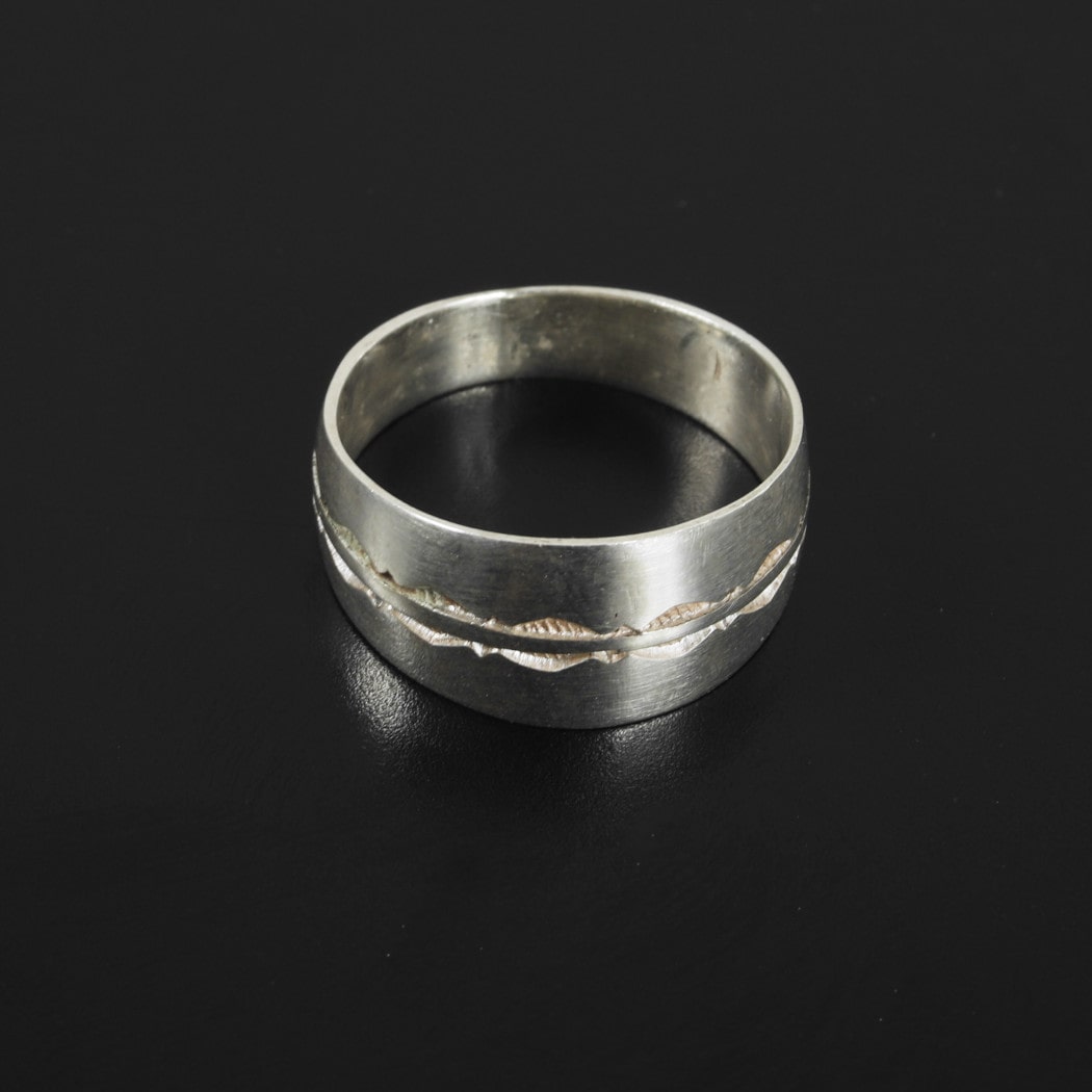TOUAREG SILVER JEWELRY トゥアレグ シルバー ジュエリー POURE SILVER RING シルバーリング 波 シルバー