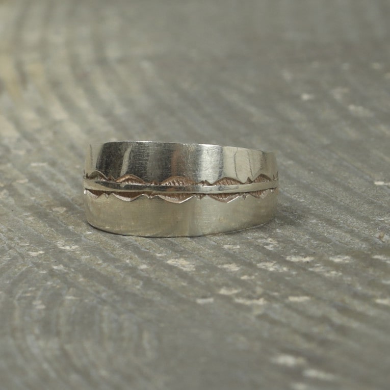 TOUAREG SILVER JEWELRY トゥアレグ シルバー ジュエリー POURE SILVER RING シルバーリング 波 シルバー