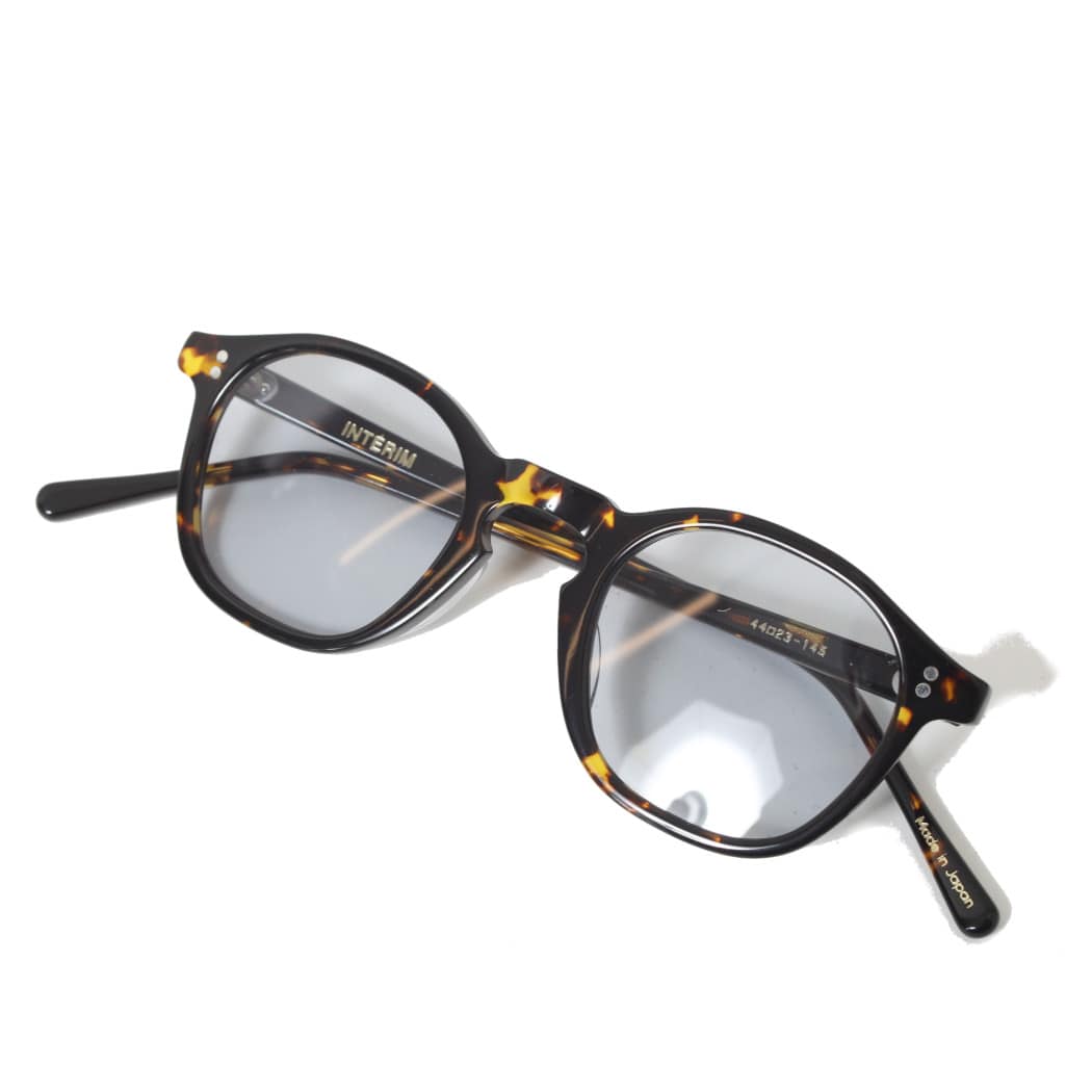 INTERIM インテリム フレーム フランス パリジャン スモーク グラス 眼鏡 ブラック PARISIAN SMOKE GLASSES BLACK