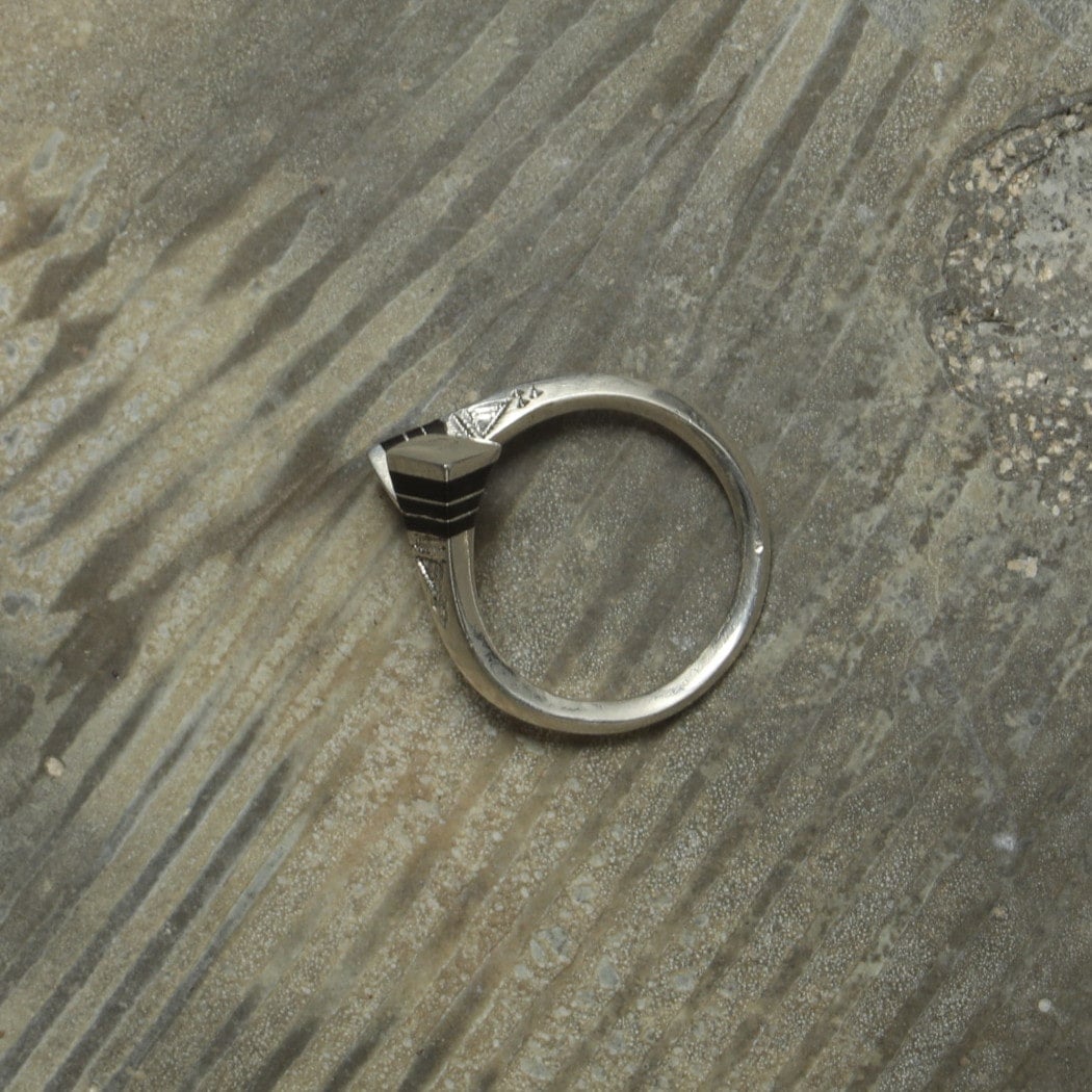 TOUAREG SILVER JEWELRY トゥアレグ シルバー ジュエリー POURE SILVER RING シルバーリング クロススクエア シルバー