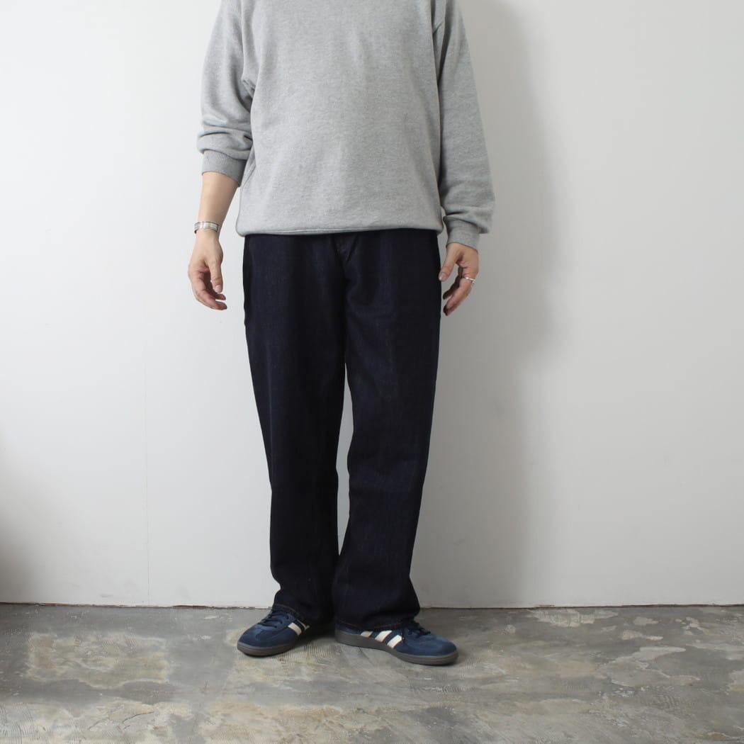 CIOTA シオタ New Baggy 5 Pocket Pants 生機 デニム スビンコットン 13.5ozバギーデニム インディゴ ダークネイビー