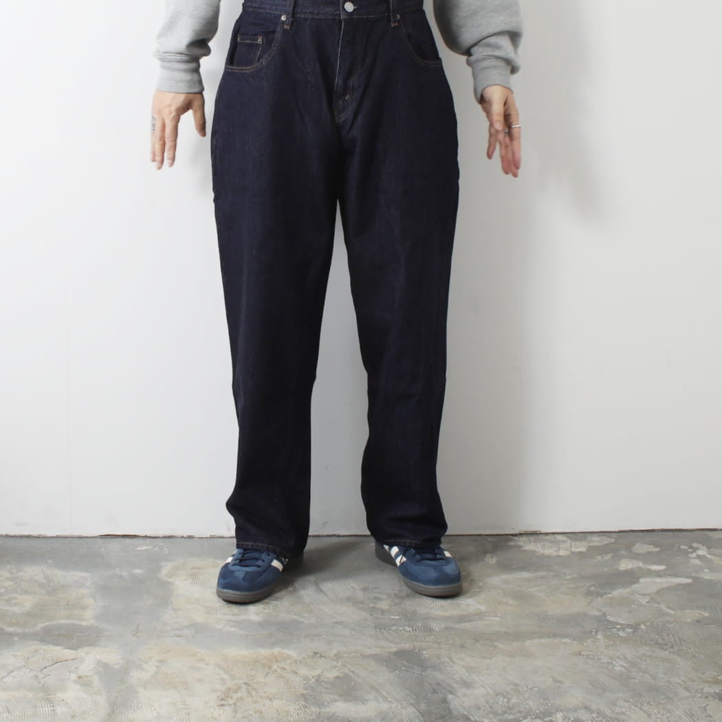 CIOTA シオタ New Baggy 5 Pocket Pants 生機 デニム スビンコットン 13.5ozバギーデニム インディゴ ダークネイビー