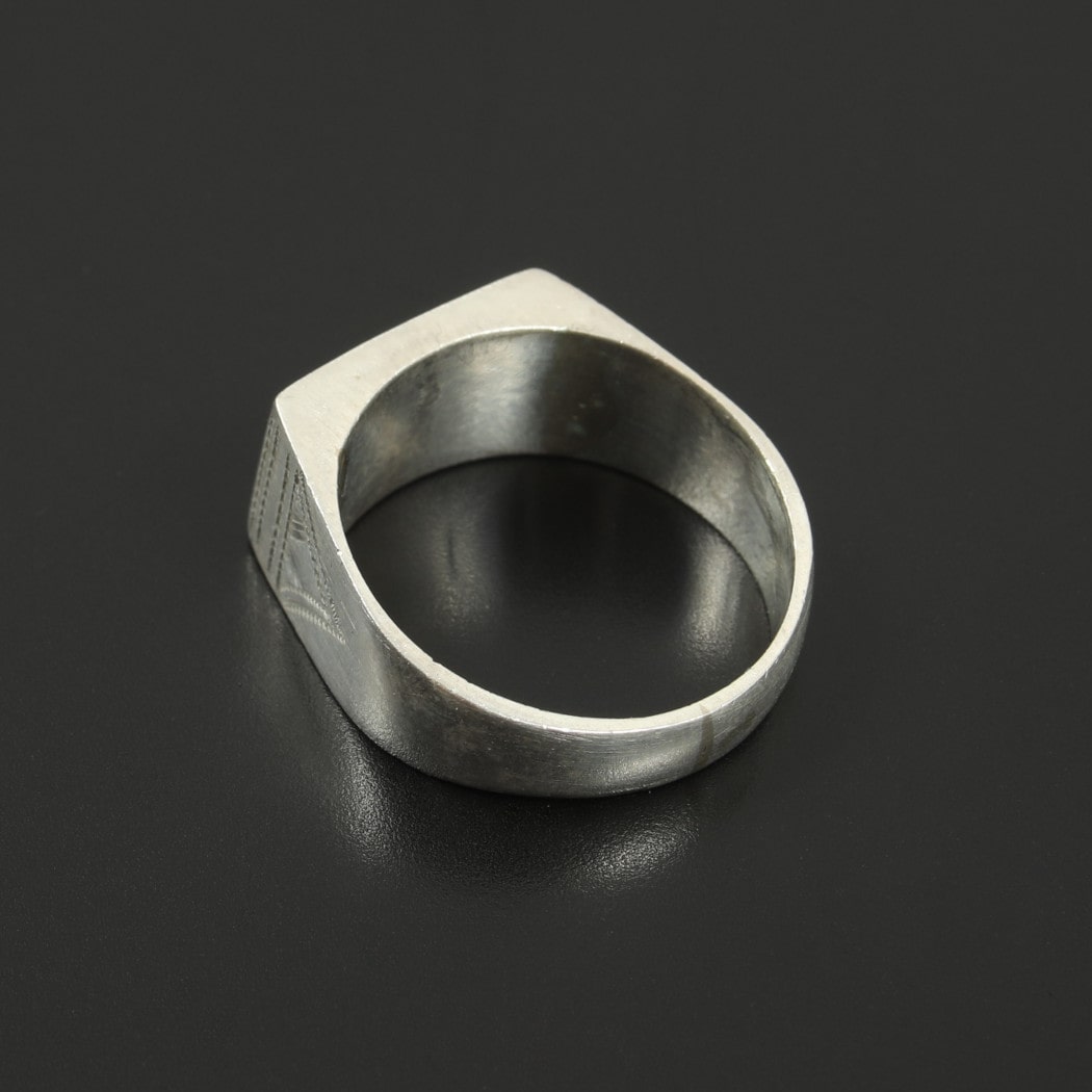TOUAREG SILVER JEWELRY トゥアレグ シルバー ジュエリー POURE SILVER RING シルバーリング  スクエア―1 シルバー