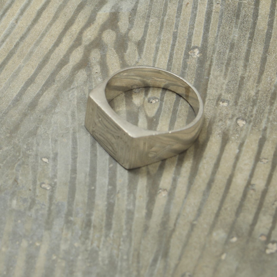 TOUAREG SILVER JEWELRY トゥアレグ シルバー ジュエリー POURE SILVER RING シルバーリング  スクエア―1 シルバー