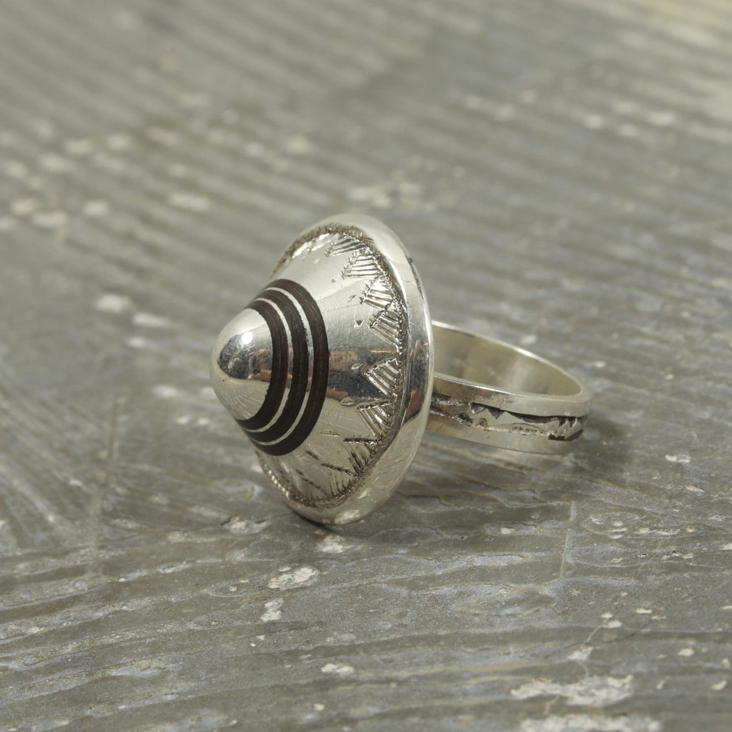 TOUAREG SILVER JEWELRY トゥアレグ シルバー ジュエリー POURE SILVER RING シルバーリング ターゲット シルバー