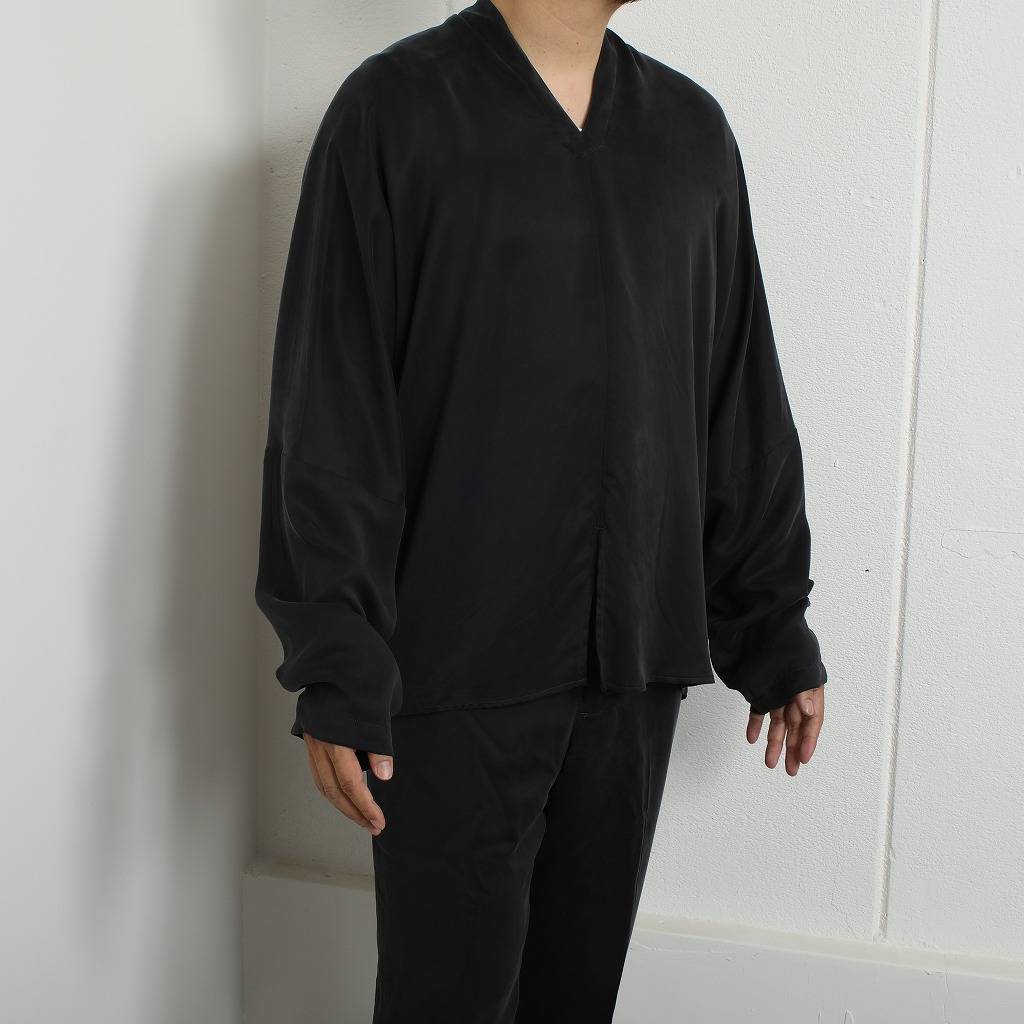 ATHA アタ サテンカフタンシャツ ユニセックス SATIN KAFTAN L/S