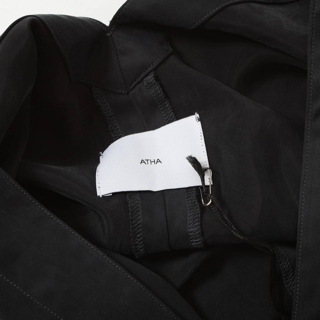 ATHA アタ サテンカフタンシャツ ユニセックス SATIN KAFTAN L/S 