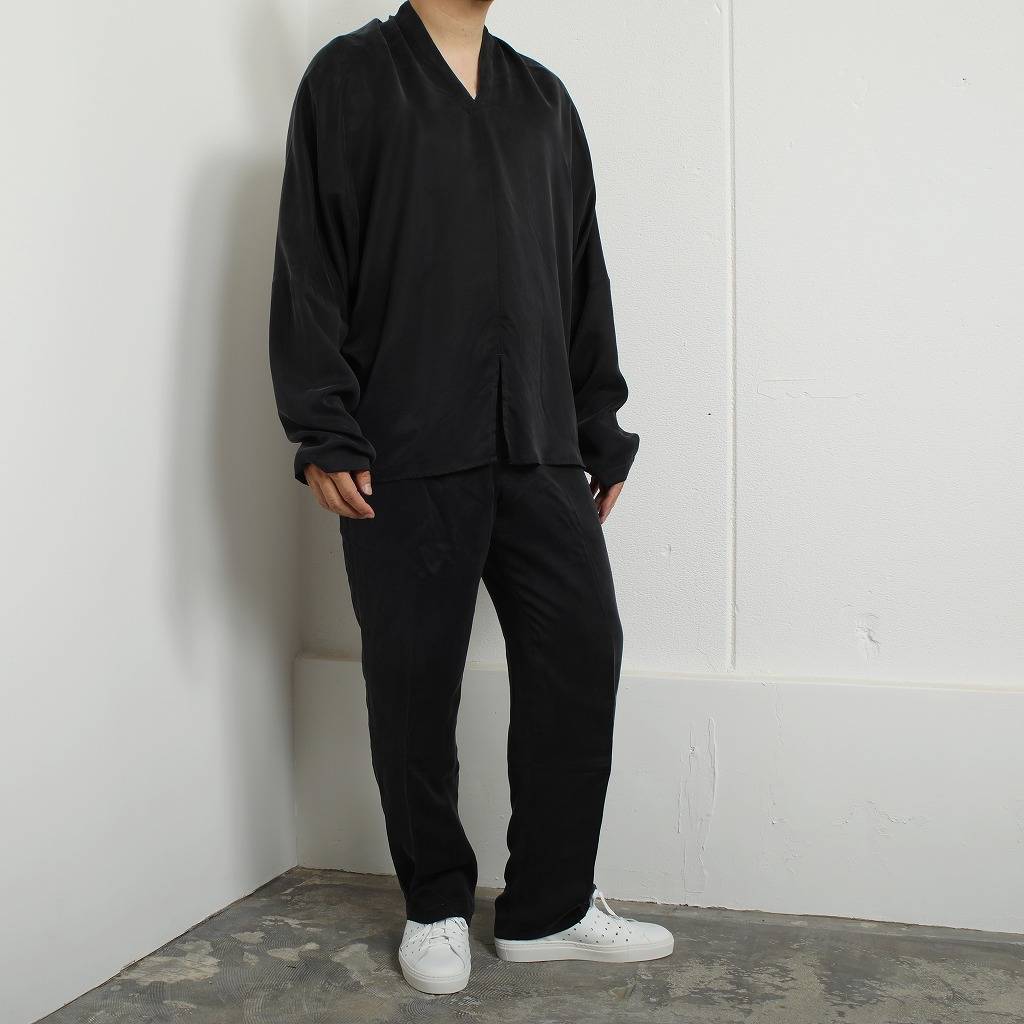 ATHA アタ サテンカフタンシャツ ユニセックス SATIN KAFTAN L/S