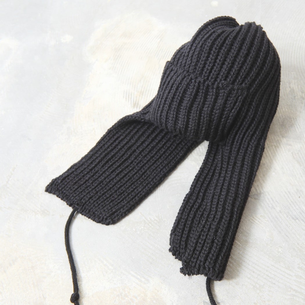 HIGHLAND2000 ハイランド2000 MerinoFlight Cap メリノ フライト キャップ Black