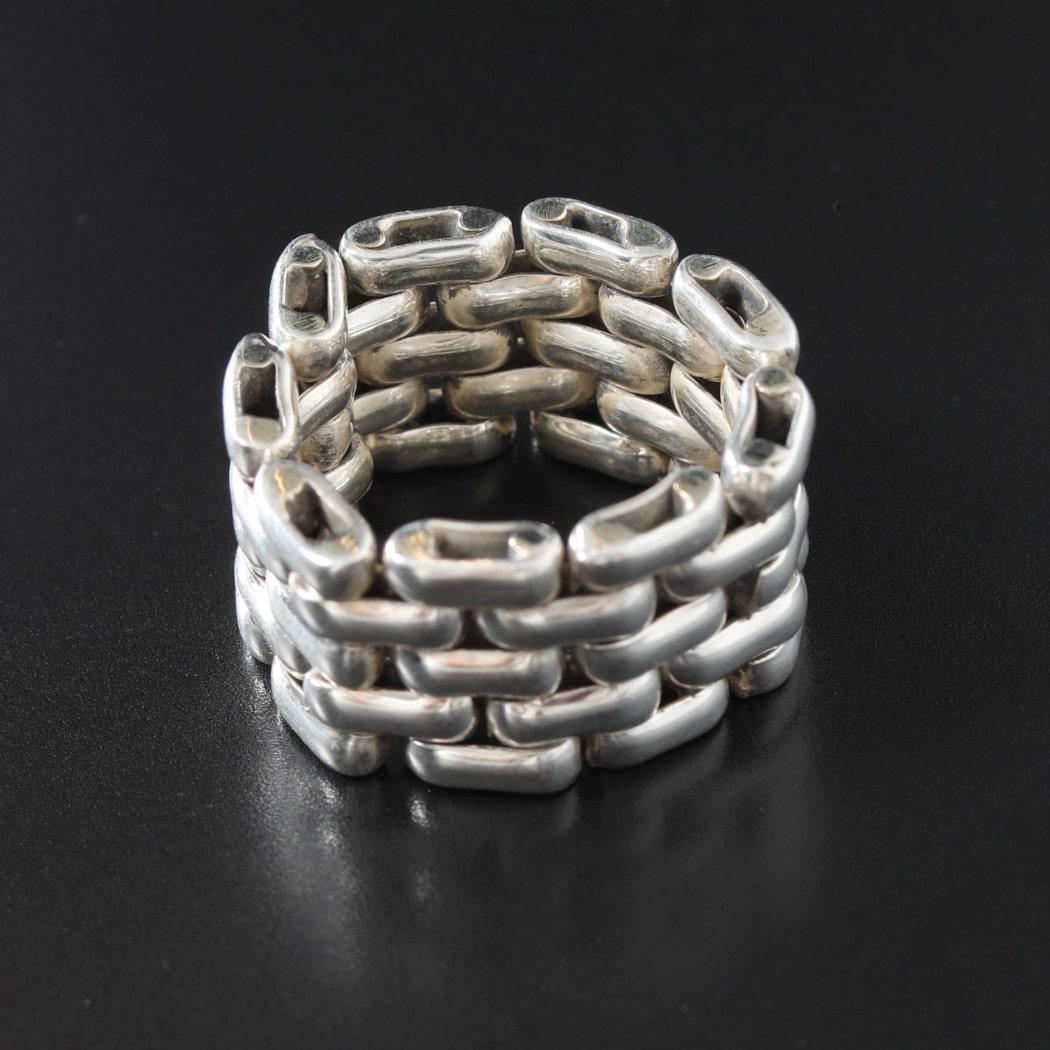 INTERIM インテリム タスコシルバー 3×2 リング TAXCO SILVER  3×2 RING シルバー
