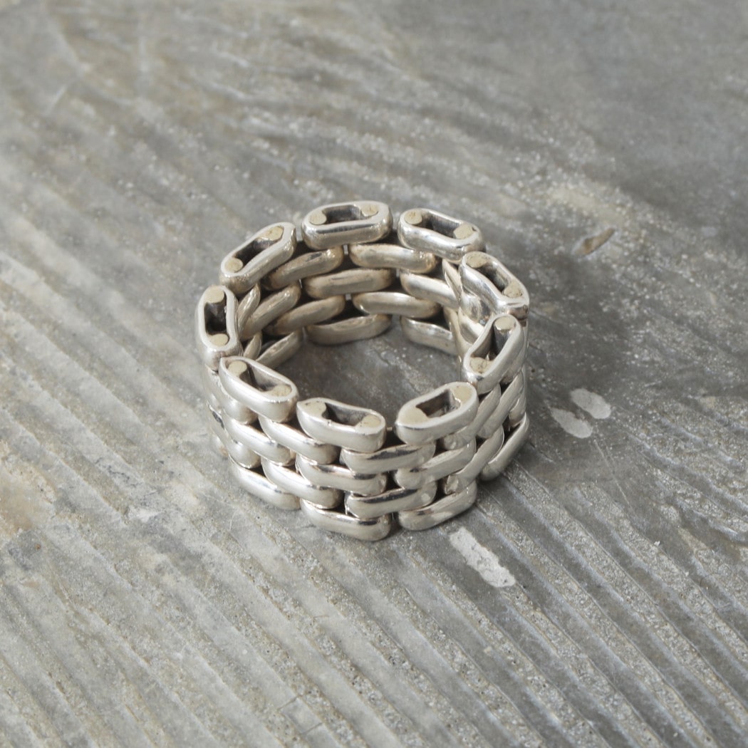 INTERIM インテリム タスコシルバー 3×2 リング TAXCO SILVER  3×2 RING シルバー